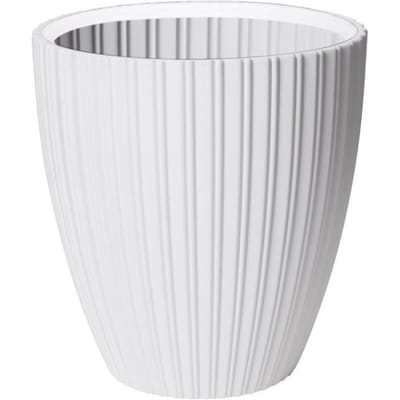 GARDEN ID – Fancy witte plantenbak – 40x42 cm – 36 L