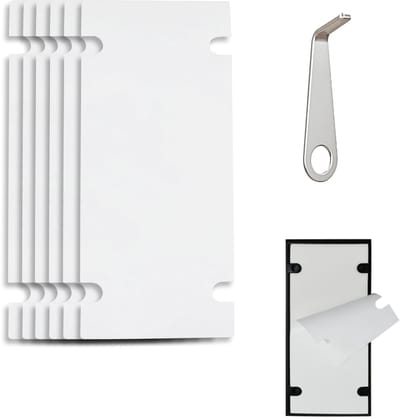 Dubbelzijdig Plakband Zonder Boor Deurbelbevestiging Compatibel met Ring Batterij Video Deurbel, 6-Pack Sterk Zelfklevend Plakband Video Deurbel Montagetape