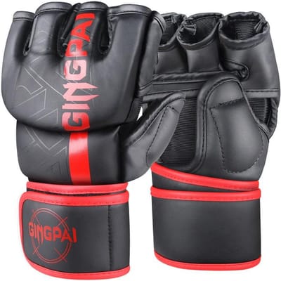 Professionele MMA Bokshandschoenen Halve Vinger Trainingshandschoenen voor Mannen Vrouwen Free Fighting Sparring Sanda M