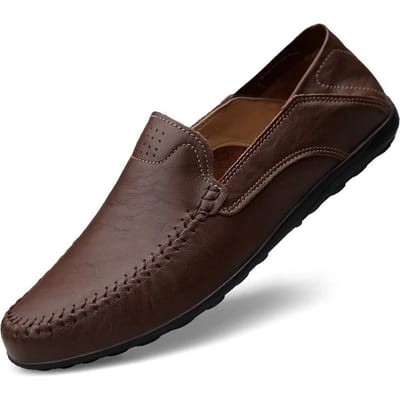 Echt Leer Heren Casual Schoenen Luxe Designer Heren Loafers Mocassins Ademend Instappers Heren Bootschoenen Grote Maten 37-47 45