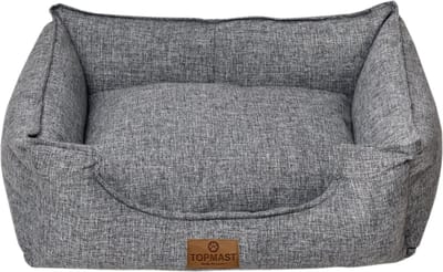 Topmast Hondenmand Iselle - Luxe Uitvoering - Antraciet - 95 x 75 x 28 cm - Large