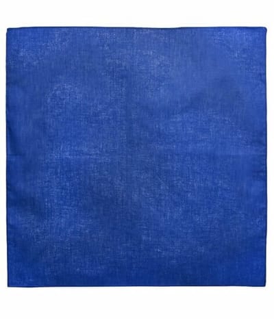 Haarsoires Haarband Bandana Zakdoek 55cm – Basic – Blauw - Multifunctioneel Accessoire voor Haar, Festivals en Mode - One Size & Unisex