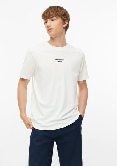 s.Oliver - male - T-shirt met print op voorzijde