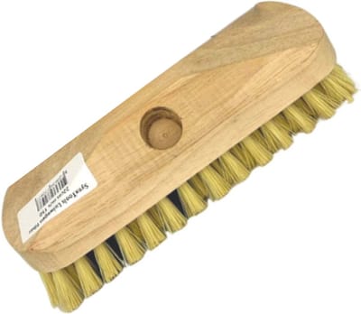 Synx Tools Luiwagen Fiber 22cm - Schrobber - Schoonmaak - Schrobborstel - Schrobber - Vloerschrobber - Schoonmaakbezem - douche - Zonder Steel