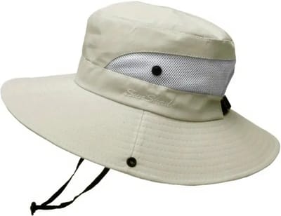 Bovista Zonnehoed - Reishoed - UV Beschermende Hoed - Bucket Hat - Festival - Pet - Hoedje Voor Dames & Heren - Hoofdbescherming - Roze & Grijs