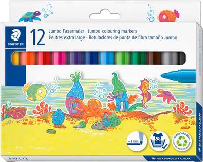 STAEDTLER Jumbo kleurstiften - 12 kleuren