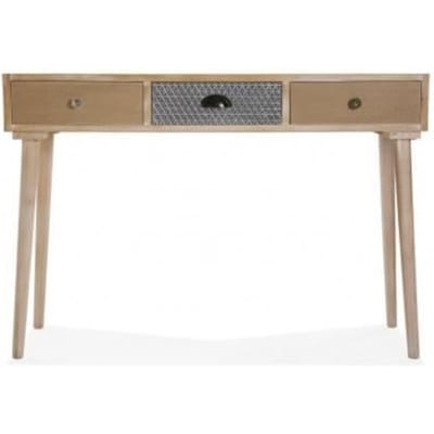 Console en bois 3 tiroirs KAULANA