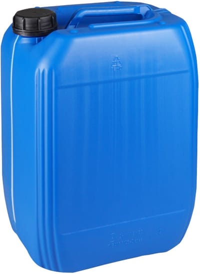 20 liter jerrycan - voor water en gevaarlijke vloeistoffen - blauw