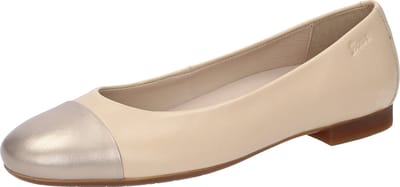 Sioux - VILLANELLE-702 - Ballerinaschoenen - Kleur: Wit/beige - Maat: 37.5