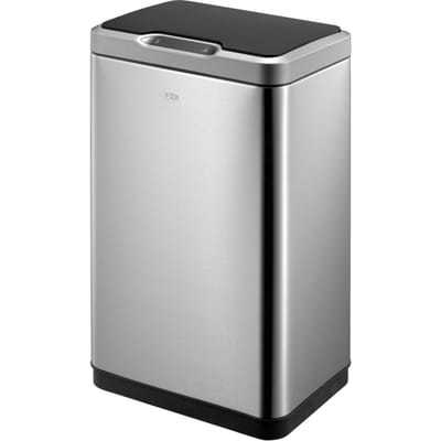 EKO - Mirage Sensor Bin 30 liter - Stainless steel Plastic - mat RVS, zwart - Prullenbak