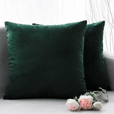 45x45cm Effen Kleur Fluweel Kussenhoes Pluche Sierkussenhoes Voor Bank Auto Huis Decoratieve Kussensloop Kussenhoes Decoratie 45x45cm black