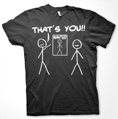 Hybris That's You Wanted T-shirt Zwart