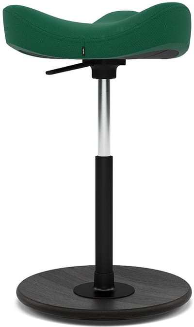 Varier Move zadelkruk, Groen/Zwart Tonal - ergonomisch
