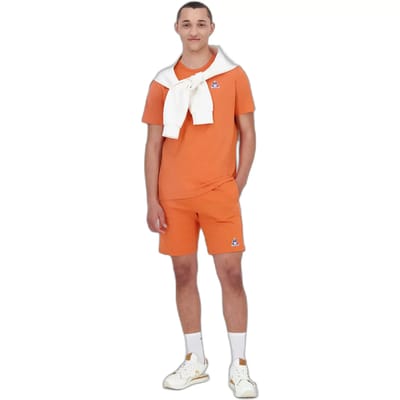 Le Coq Sportif Ess N°2 Korte Sportbroek Oranje M Man
