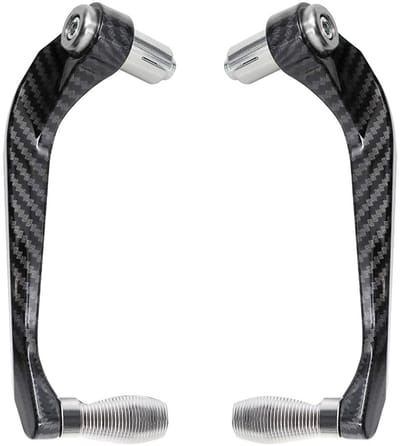 Dailygoods- Handbeschermers Skeeleren - Carbon Fiber/Aluminium Legering - 22mm Beugel - Stabiele/Duurzame Prestaties - Verbeterde Remprestaties - Bescherming tegen Handletsel