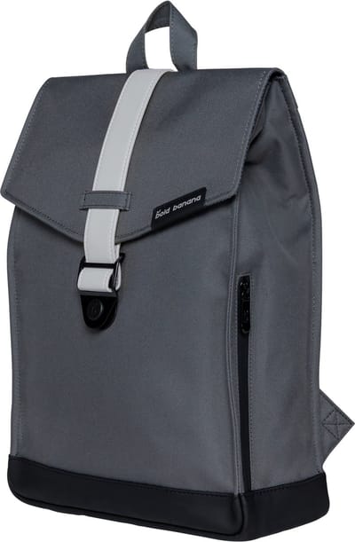 Bold Banana Envelope Backpack - Laptopvak 15.6 inch - Vegan - Waterdicht - A4 - Dames & Heren - Rugtas - Kleurrijk Design - Reizen - School - Grijs
