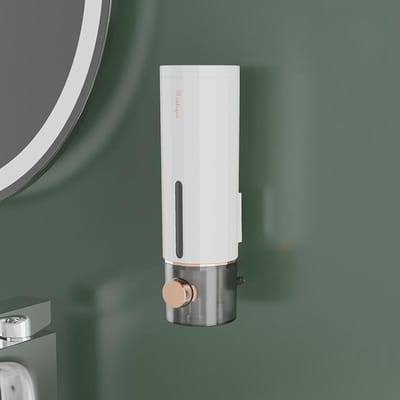 450ml Handmatige Wandgemonteerde Badkamer Vloeibare Zeepdispenser Handen Wassen Handdesinfectiemiddel Familie Hotel Douchegel Badkameraccessoires