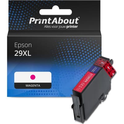 PrintAbout huismerk Inktcartridge 29XL (T2993) Magenta Hoge capaciteit Geschikt voor Epson