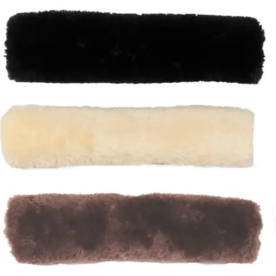 Kentucky Horsewear - Neusriem cover wol / bont naturel