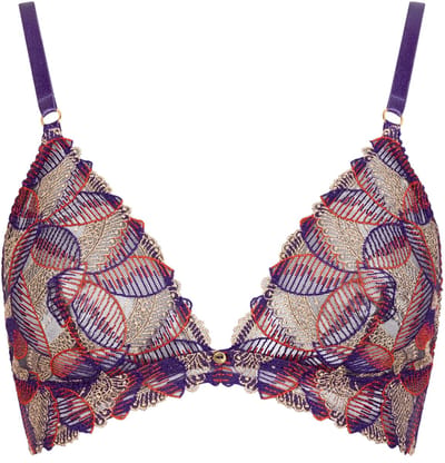 Aubade Life celebration triangle bra Paars M
