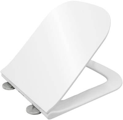 LAVITA® WC-Bril SHAK - Wit - Softclose Antibacterieel - Toiletbril met deksel - Toiletzitting - Duroplast - voor badkamers, toiletten