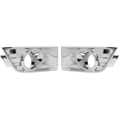 Voorbumper Mistlamp Bezel 7T4Z17E810B Chroom Mistlamp Behuizing Bezel Sierlijst voor Edge 2007 tot 2010 white