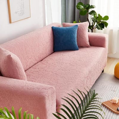 Dikke bankbeschermer Jacquard effen bedrukte bankhoezen voor woonkamer bankhoes hoekbankhoes L-vorm 1 seat