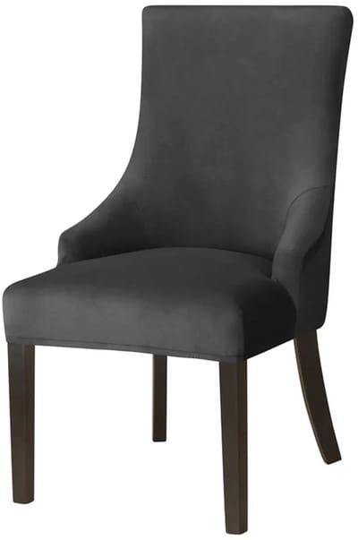 Meble odNowa Toscana Serie - Velours Stoelhoes - Zwart - Grub
