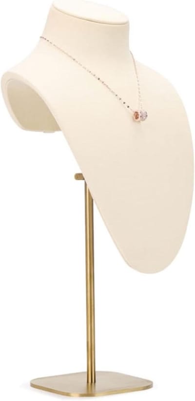 Sieraden Display - Hanger standaard - Sieraden organiseren - Zacht fluweel - Niet gespecificeerd - Beige