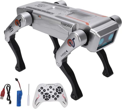 Interactieve Robot Hond met Stem- en Afstandsbediening, Programmeerbare Acties en Slimme Functies voor Kinderen