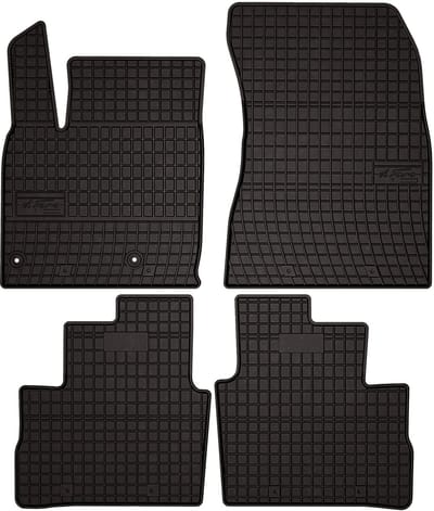 Wielganizator SolidPRO Serie - Rubber Auto Vloermatten - Nissan Qashqai III SUV - Zwarte Kleur - Perfecte Pasvorm