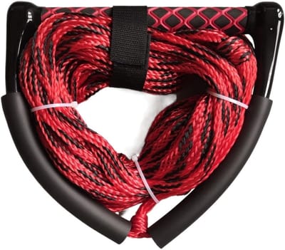 Waterskiboot Touw - Wakeboard Touw - Watersport Plezier - Slijtvast en Duurzaam - 23 Meter - Rood