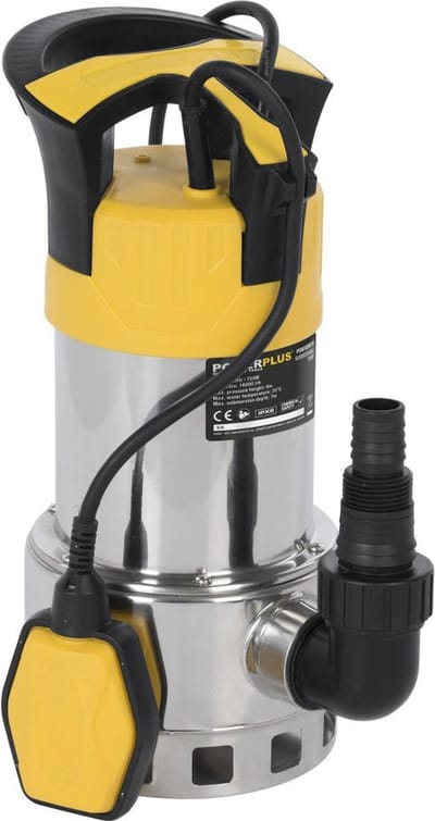 Powerplus Elektrische Waterpomp POWXG9535 - Dompelpomp van 900 W, maximale temperatuur van 35 °C en debiet van 14000 l/hour, tuingereedschap