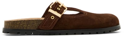 Steve Madden Atticus Mules Brown Suede Taglia: 36 | Infradito Outlet | Donna | Marrone