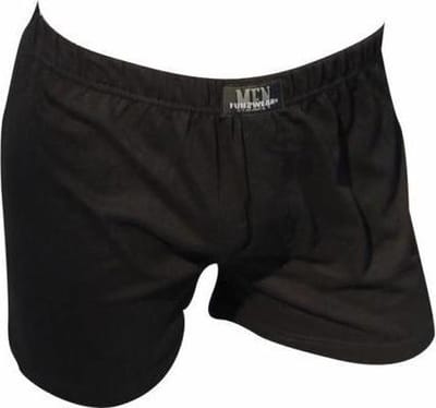 Funderwear-Fun2wear boxershort wijd model, uni - Losse boxershort mannen - 100% katoen - Zwart / 3XL
