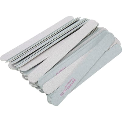 50pcs Limes à Ongles Double Face Grain 180240 Limes Polissoirs pour Maison Salon de Manucure