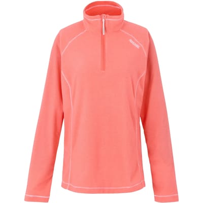 Regatta Montes Fleece Met Halve Rits Oranje 38 Vrouw