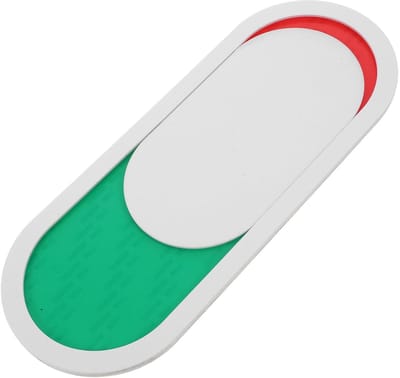 Dailygoody - Kleerhanger - Privacy Shield - Bezet Bord - Wit - Kantoorbenodigdheden - Geschikt voor Toiletten en Vergaderruimtes