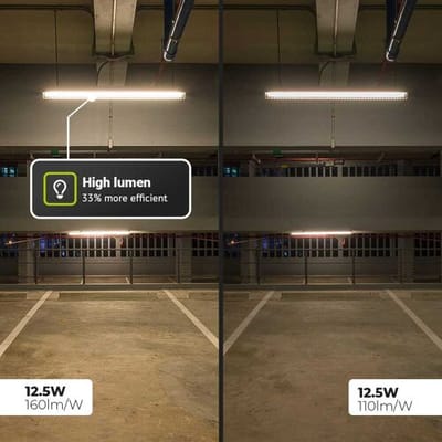 HOFTRONIC Set van 10 LED TL Buizen 120cm - T8 G13 fitting - 12,5 Watt 2000 lumen (160lm/W) - 6500K daglicht wit licht - Flikkervrij