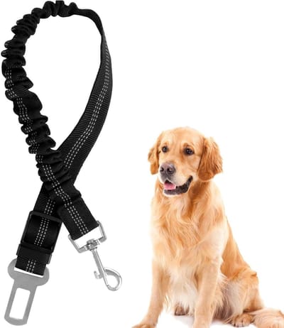 Autoharnas Geschikt voor honden, eendelig borstharnas Geschikt voor schokdemping en karabijnhaak, Geschikt voor alle soorten auto's.