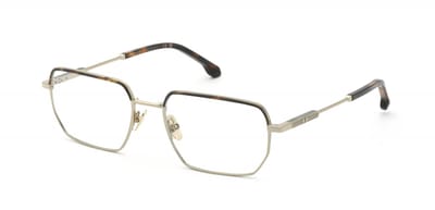 Lozza VL2445 Oro grigio c/parti avana 56/19/150 MAN Brilmonturen