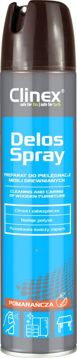 Clinex Delos Spray Hout- en Meubelreiniger Onderhoudsspray 300 ml