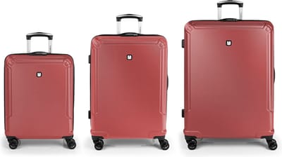 Gabol Vienna 4-Wiel Kofferset 3st. - Harde bagage - TSA slot - coral