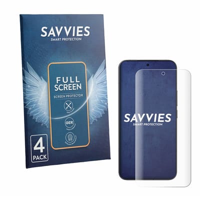 Savvies - Screenprotector voor Xiaomi 17T Pro - Folie Beschermfolie transparant volledig dekking 4 Stuks