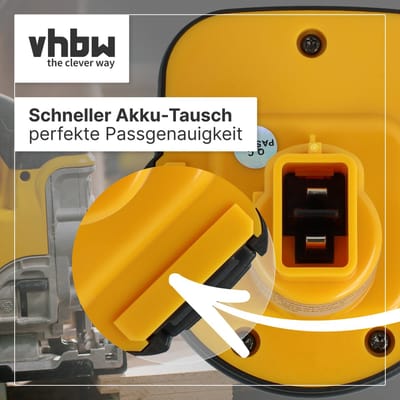 vhbw-accu compatibel met Black & Decker KC12GTKH, KC12GTBK, KC12GTK, KC12GT, PS1200K, PS350, KC2000FK, KC2000FK-P1 gereedschappen (2000 mAh, NiMH, 12 V)
