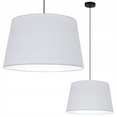 Licht-Home GAJA Hanglamp Kegelvormig 44cm Grijs Katoen