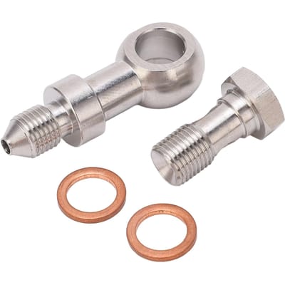 Banjobout Kit M10x1.0 RVS Oliebestendig Slangpilaar Ringen Kit voor Turbo Olieaanvoer 1.5mm