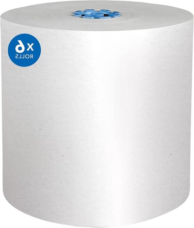 Papieren Handdoekrollen - Keukenrol - Hygiënisch Handen Drogen - Absorptie Vakken Technologie - 6 Rollen - Wit