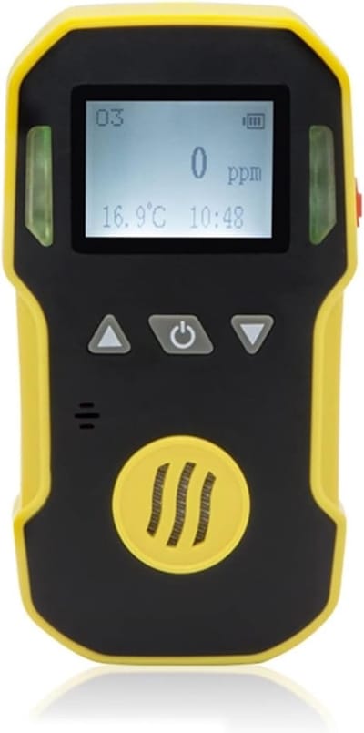 Ozon Gas Detector - O3 Meter - Luchtkwaliteit Meten - Industriële Sensor - 0-20ppm - Zwart