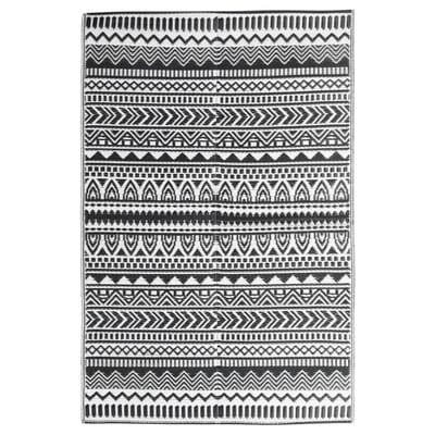 vidaXL - Buitenkleed - ARAKIL - 160x230 - cm - polypropeen - zwart